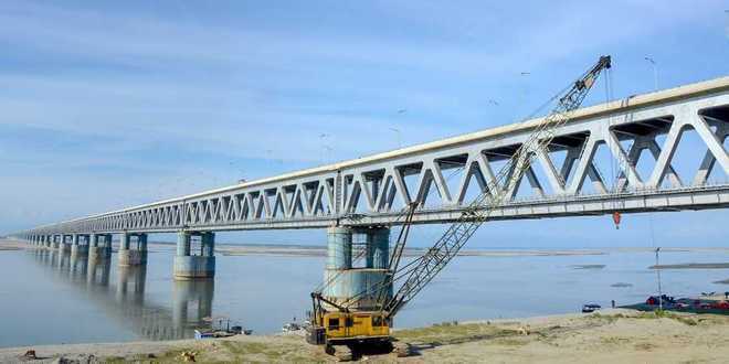 Bogibeel world’s longest incremental steel bridge : The Tribune India