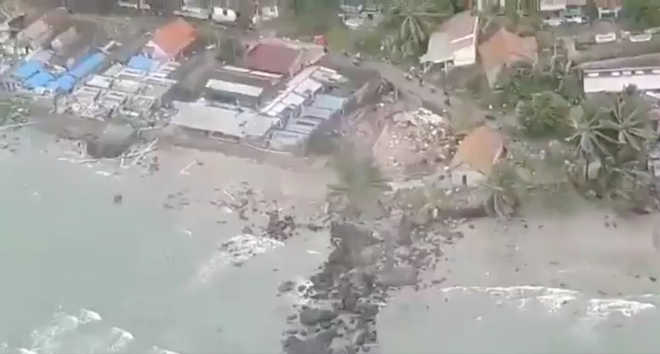 Indonesia issues ‘extreme weather’ warning for tsunami-hit coast near Krakatau
