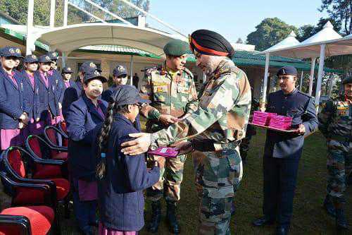 Lt General Ranbir tells students to dream big