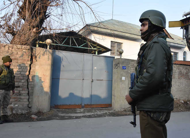 Four AK-47 rifles looted from MLC’s residence in Srinagar