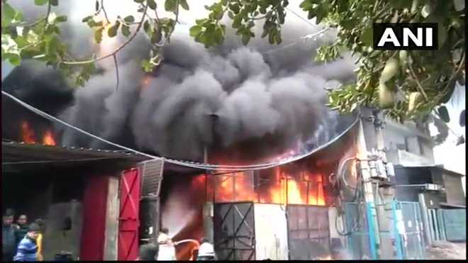 Fire breaks out in two Delhi shoe factories