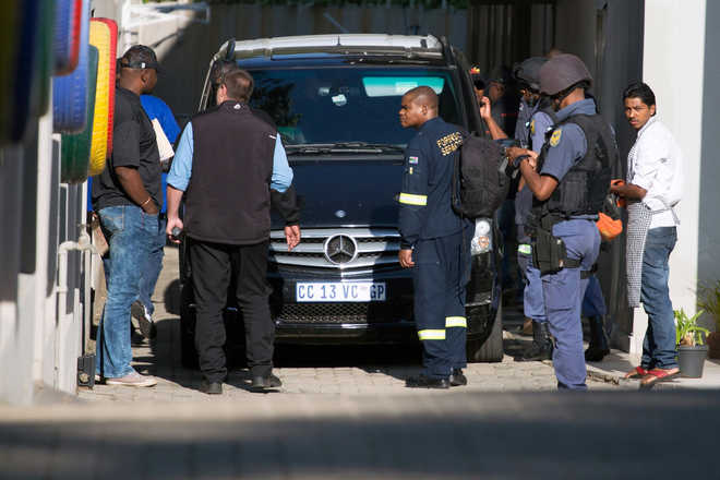 S African police raid Gupta home, pressure cranks up on Prez Zuma