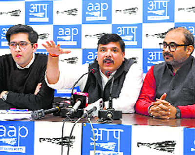 AAP accuses BJP of  shielding Nirav Modi