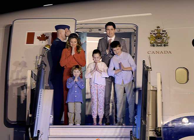 Canadian PM Trudeau begins weeklong India visit