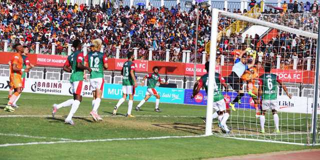 Mohun Bagan win five-goal thriller to dent Neroca’s title hopes