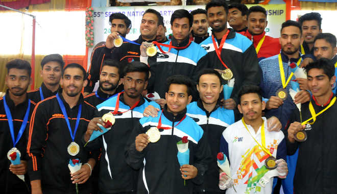 Railways, West Bengal gymnasts bag overall titles