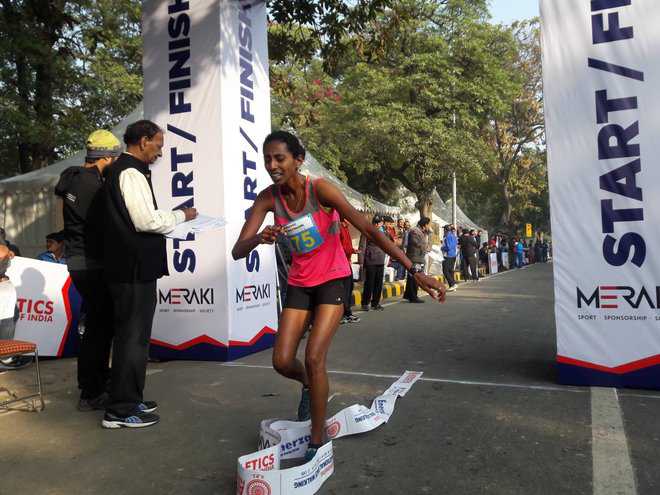 Soumya sets national record