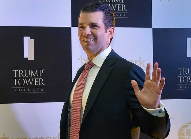 Trump Jr visiting India as private US citizen: State Department
