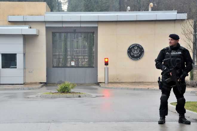 Suicide bomber targets US embassy in Montenegro