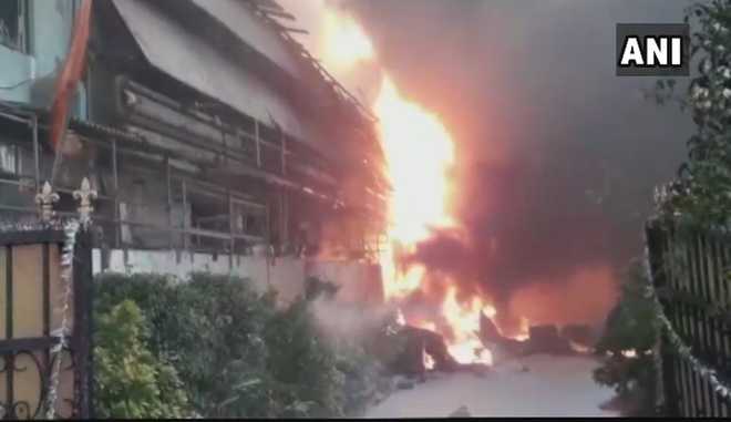 Fire in pharma unit in Hyderabad; 4 workers injured