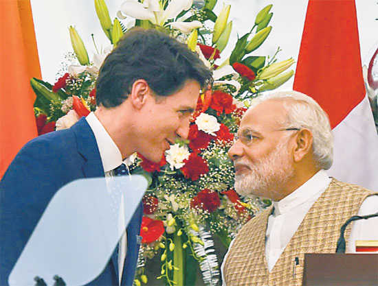 India, Canada agree to neutralise terror threats