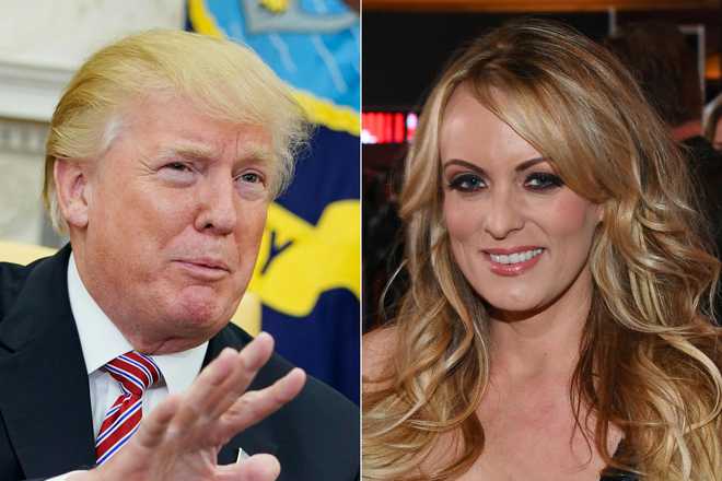 Porn star’s lawyer says she had sexual relationship with Trump