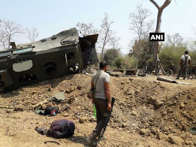 9 CRPF men killed in Naxal attack in Chhattisgarh