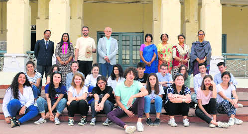 French students visit YPS under exchange programme : The Tribune India