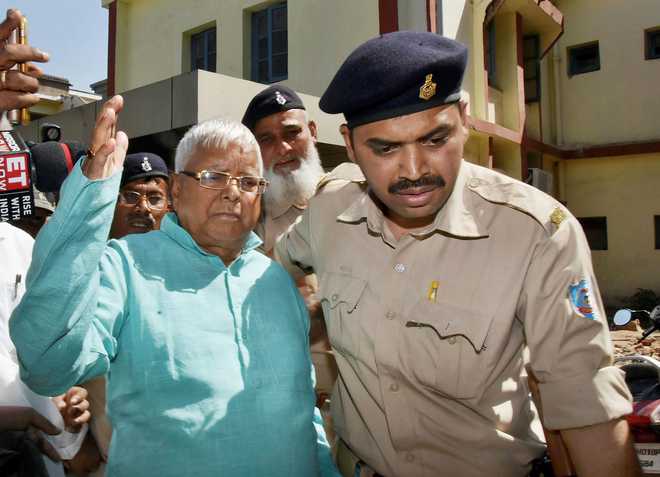 Lalu convicted in 4th fodder scam case; Jagannath Mishra acquitted