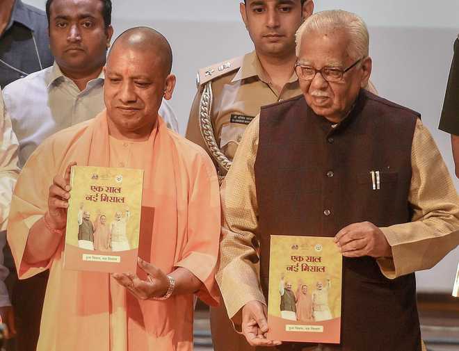 BJP ally skips event to mark first anniversary of Yogi govt