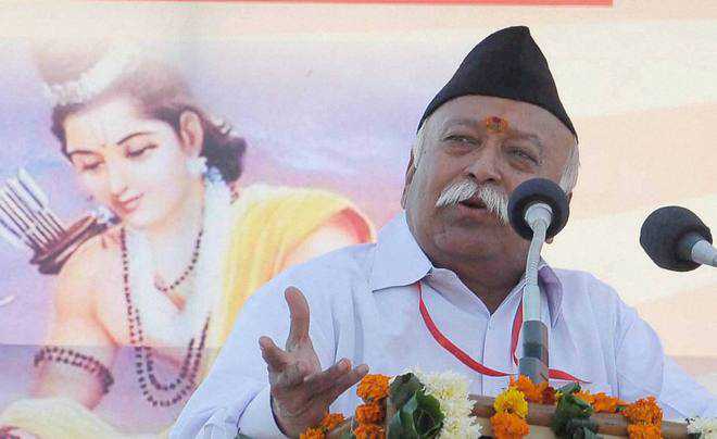 RSS believes in non-violence and truth: Bhagwat