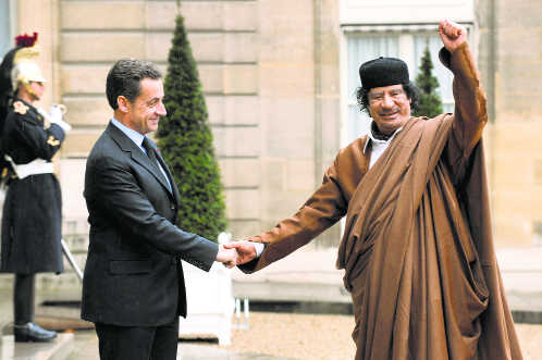 Sarkozy held for ‘Gaddafi funding’