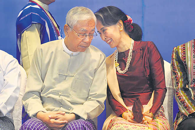 Myanmar President and Suu Kyi confidant retires