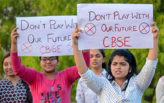 CBSE paper leak : The Tribune India