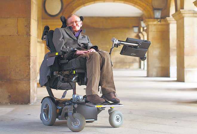 Stephen Hawking’s tailor-made wheelchair to live on