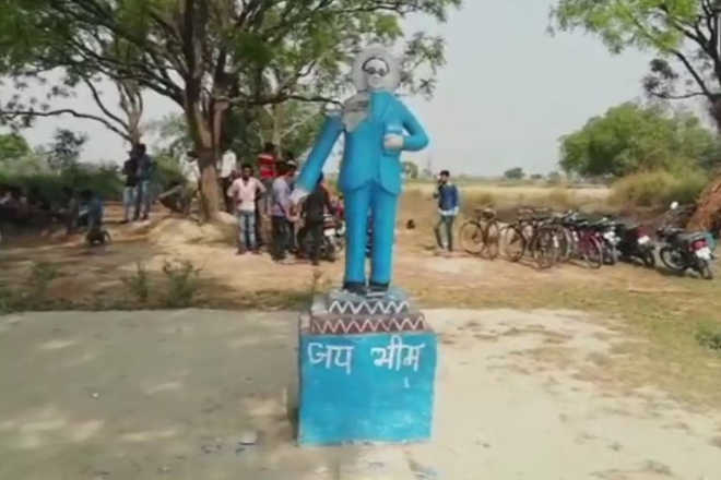 Ambedkar statues damaged in Firozabad and Etah districts in UP