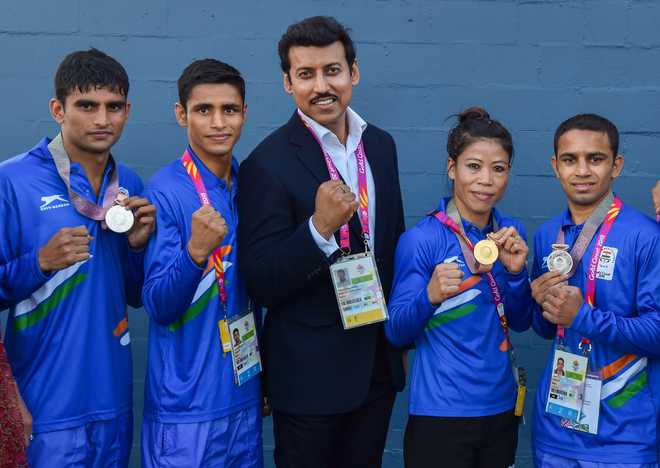 India shining at CWG, 8 gold medals claimed on bumper day : The Tribune ...