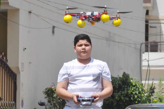 City teen prodigy makes drone, creates a record