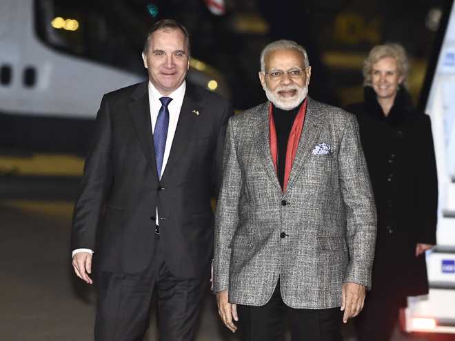 ''Scripting history'', PM Modi arrives in Sweden for Nordic summit