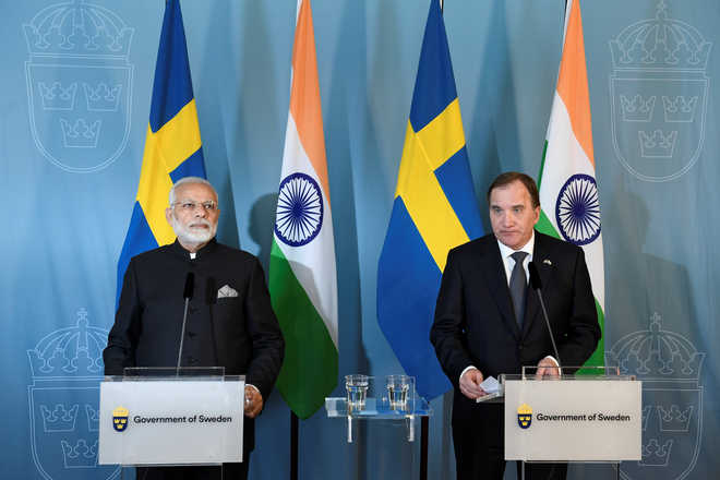 India, Sweden to strengthen defence and security cooperation