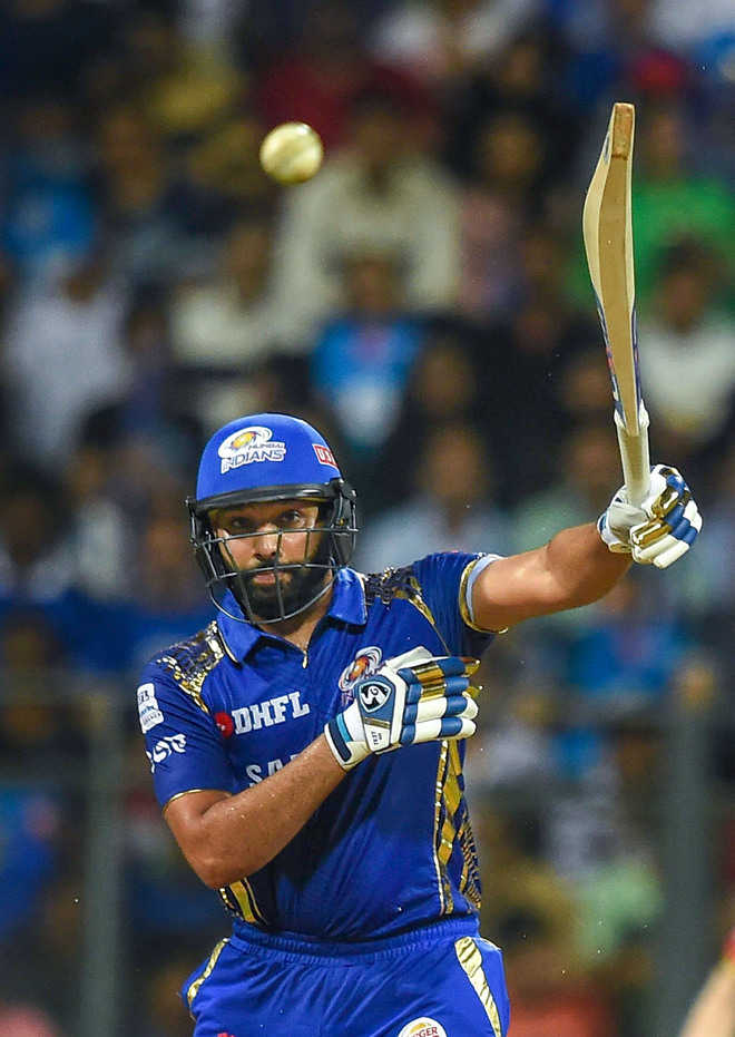 Rohit’s 94 takes MI to big win over RCB : The Tribune India