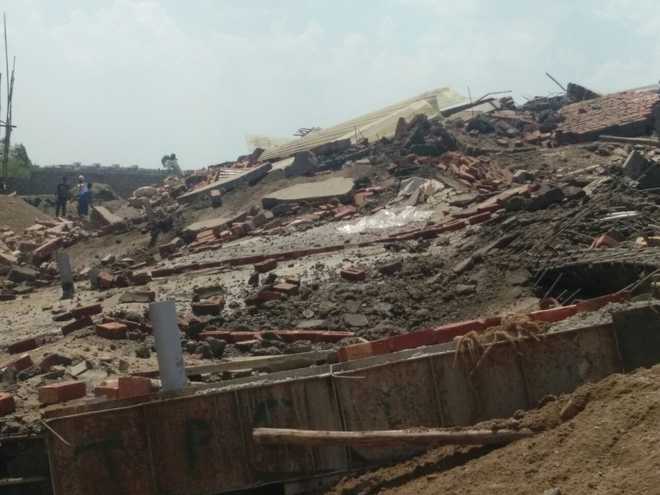Owners booked in Zirakpur building collapse