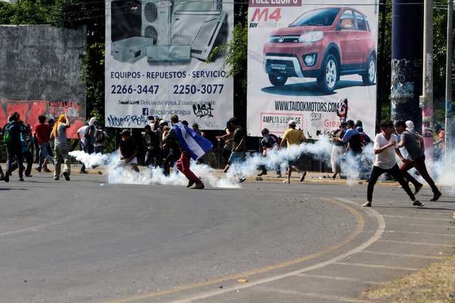 10 killed in violent protests against Nicaragua’s pension reform plan