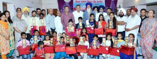 50 students felicitated for good performance in exams