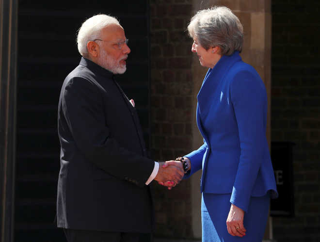 May warned of pregnant duck at Downing Street during talks with Modi