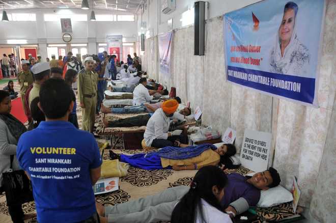 158 units of blood donated