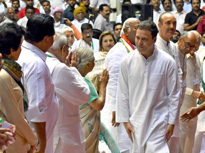 Constitution in danger, says Rahul