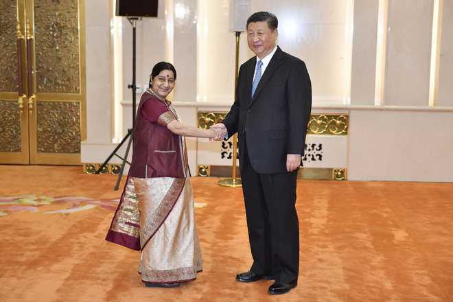 Must learn each other’s lingo: Sushma in China