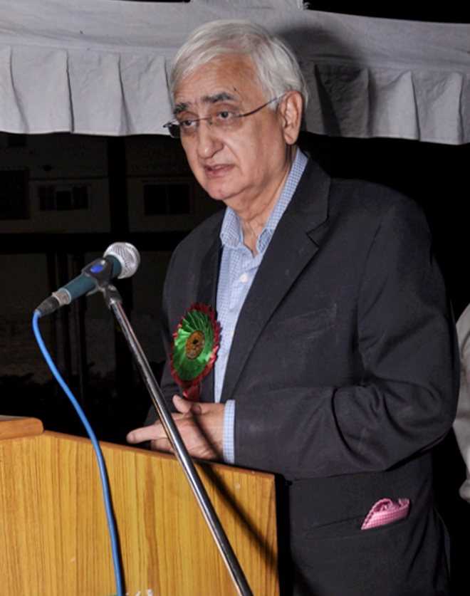 Blood of Muslims on Cong hands: Khurshid