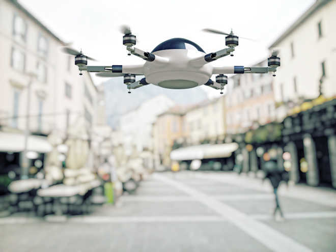 A first: Drone survey to acquire land