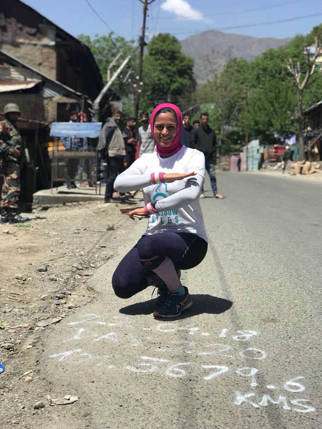Woman activist ends journey from Kanyakumari to Kashmir