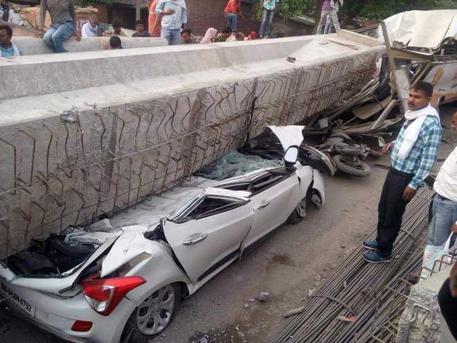 18 killed in flyover collapse in Varanasi; several feared trapped