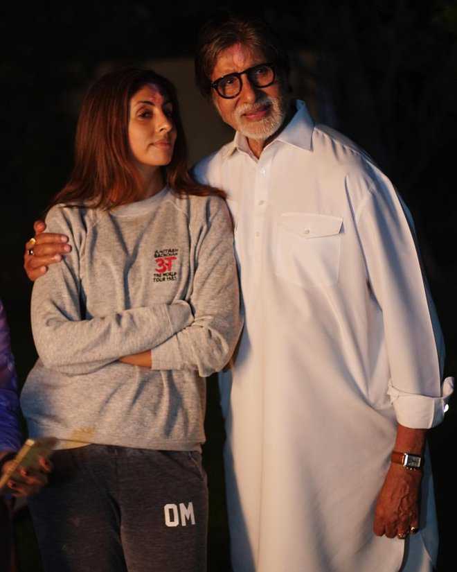 Shweta Bachchan to share screen space with father