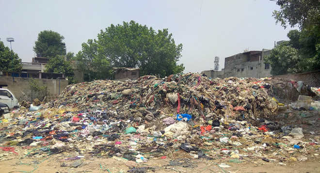 Heaps of garbage, refuse dumped at vacant plot : The Tribune India