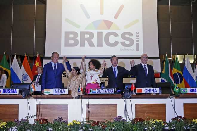 Swaraj: BRICS must act against terror funding, money laundering