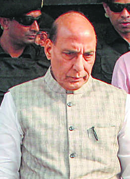 Rajnath backs forces on withdrawal of FIRs
