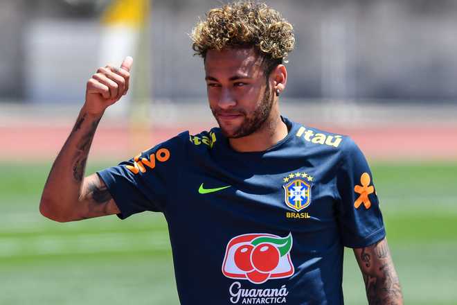 Neymar Is Star Attraction As Fans Swarm To Brazil Training