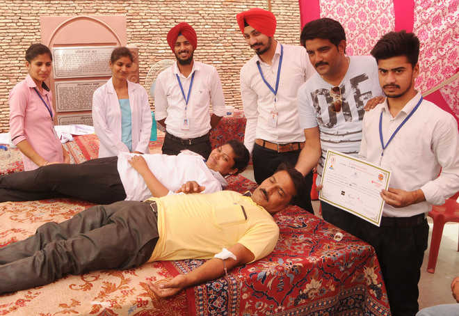 Over 400 donate blood at nine camps
