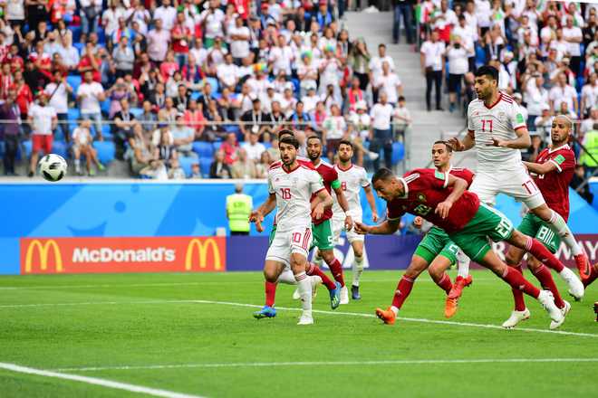 Iran Stun Morocco With Stoppage-time Own Goal : The Tribune India