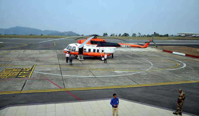 Himachal, Haryana officers land in soup after copter ride